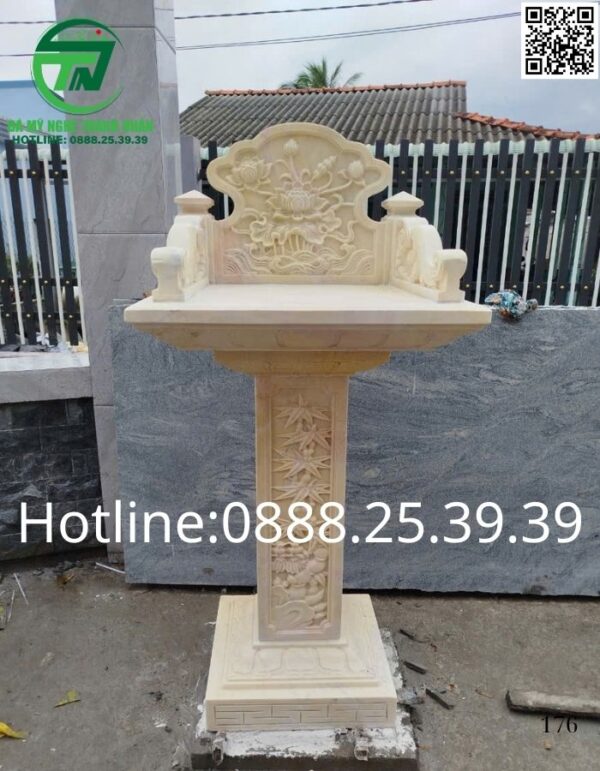 Mẫu Trang Thờ Đẹp Đá Khối Bán Ở Bình Định