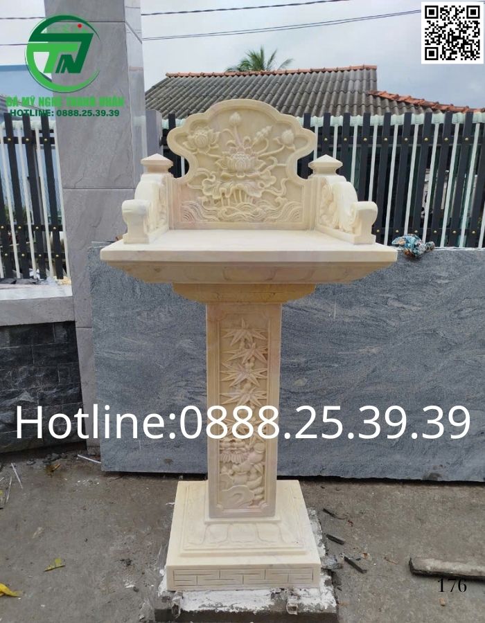 Mẫu Trang Thờ Đẹp Đá Khối Bán Ở Phú Yên