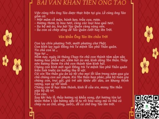 văn cúng ông táo
