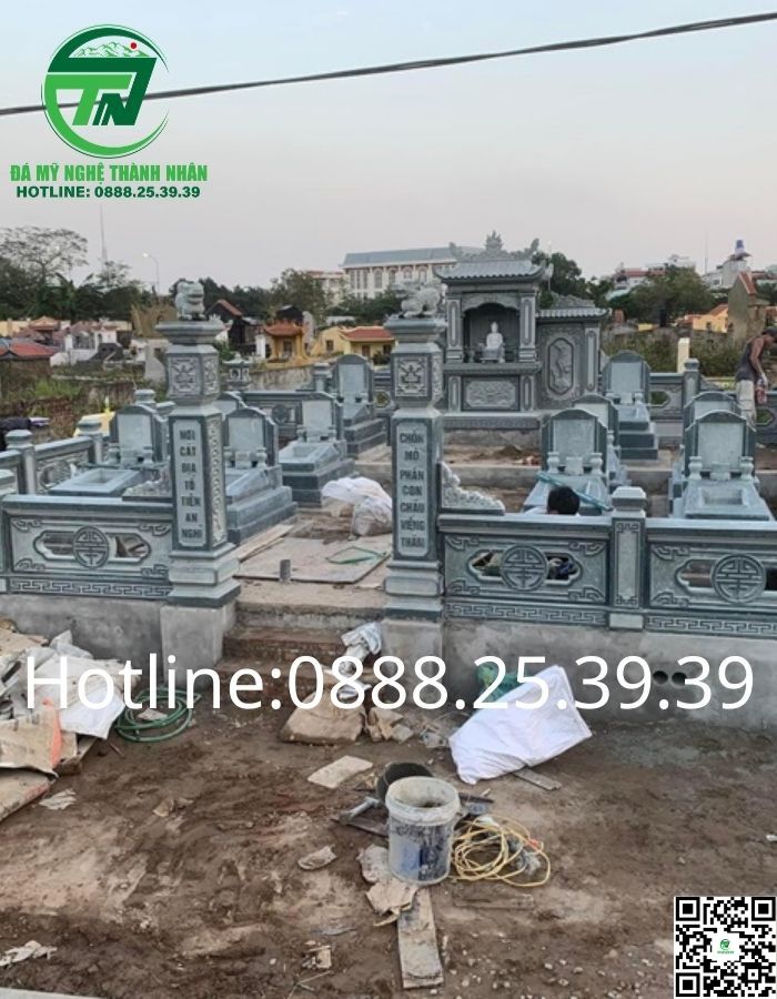 Báo Giá Khu Lăng Mộ Đá Gia Đình - Lăng Thờ Đá Đẹp