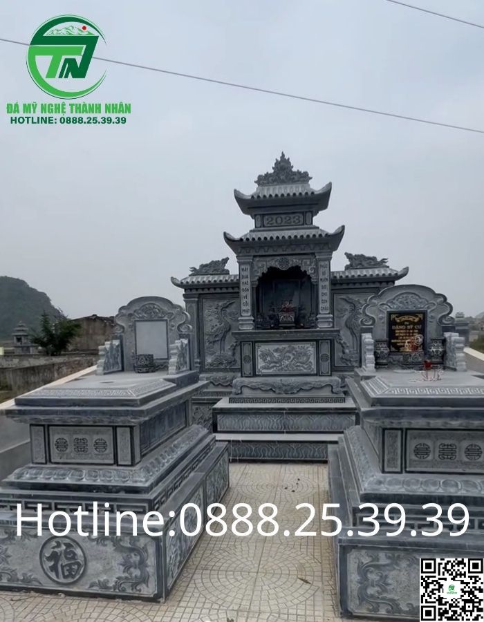 Mẫu Lăng Mộ Đá Xanh Rêu Đẹp
