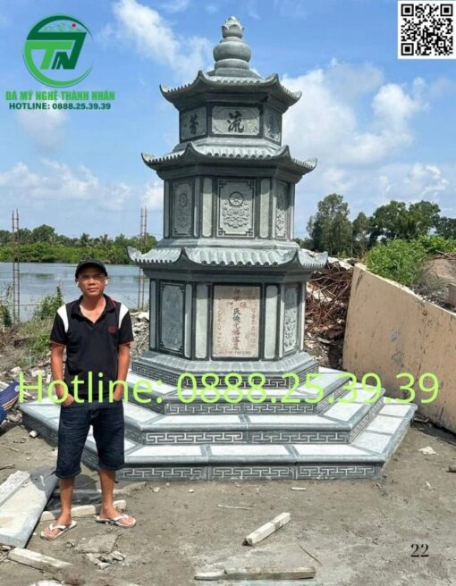 Mộ Tháp Đá Phật Giáo Đẹp Bán Ở Hải Phòng