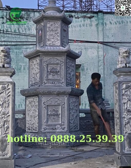 Mộ Tháp Đá Phật Giáo Đẹp Bán Ở Cao Bằng✔️Tháp Thờ Tro Cốt