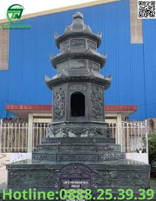Mộ Tháp Đá Phật Giáo Đẹp Bán Ở An Giang✔️Thờ Tro Cốt