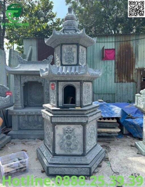 Mộ Tháp Đá Phật Giáo Đẹp Bán Ở Cao Bằng✔️Tháp Thờ Tro Cốt