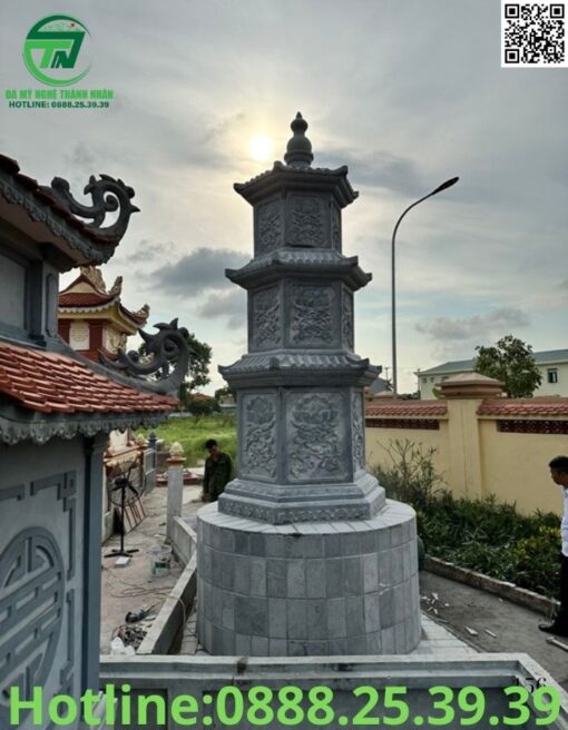 Mộ Tháp Đá Phật Giáo Đẹp Bán Ở Tuyên Quang✔️Tháp Thờ Tro Cốt