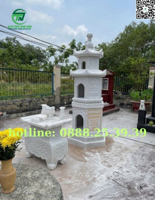 Mộ Tháp Đá Phật Giáo Đẹp Bán Ở Lâm Đồng✔️Thờ Tro Cốt