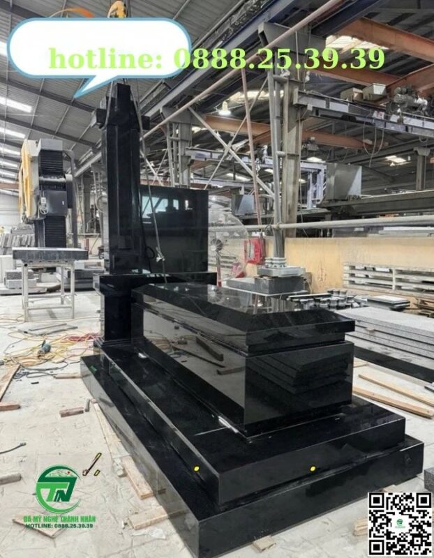 mộ đá hoa cương nguyên khối