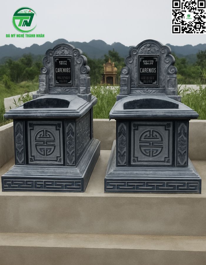 Mẫu Mộ Đá Nguyên Khối Đep