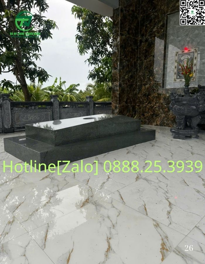 Kích Thước Mẫu Mộ Đá Đẹp Phong Thủy