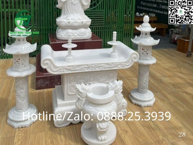 bàn lễ đá đẹp