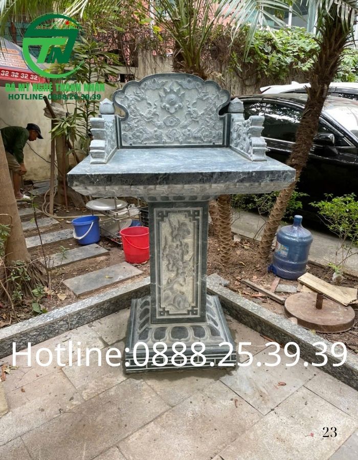 Bàn Thờ Thiên Đá Nguyên Khối