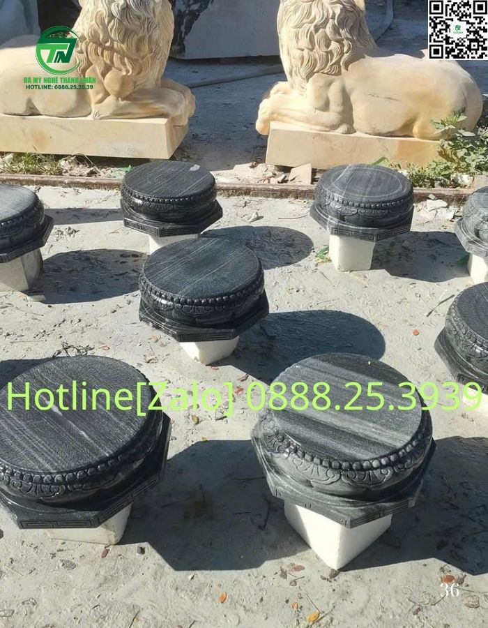 Đá Mỹ Nghệ Thành Nhân Cung Cấp & Lắp Đặt Chân Tảng Đá – Chân Tảng Đá Kê Cột Nhà