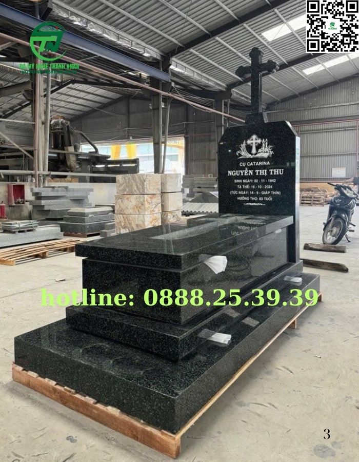 Mộ Đá Hoa Cương Công Giáo Bán Ở Bắc Ninh