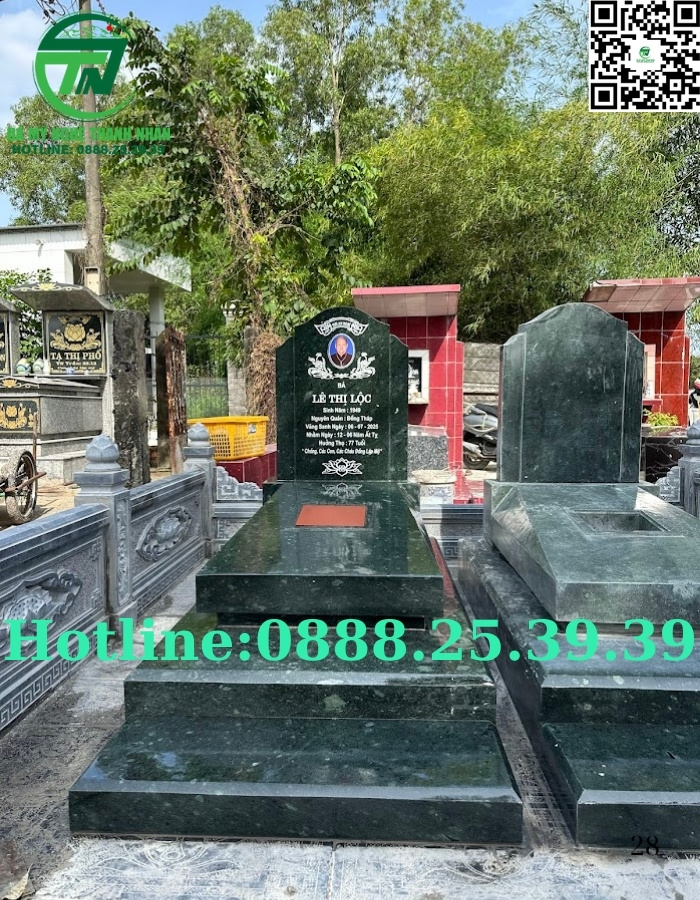 Báo giá mộ đá granite nguyên khối