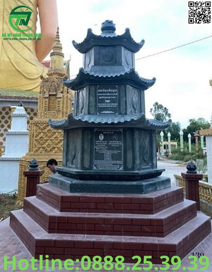Mẫu Mộ Tháp Đá Đẹp Chuẩn Phong Thủy