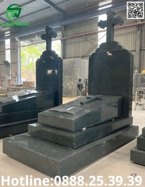 Mộ Công Giáo Đá Nguyên Khối Đẹp bán tại Hồ Chí Minh