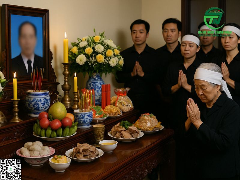 Mâm Lễ Cúng Xả Tang