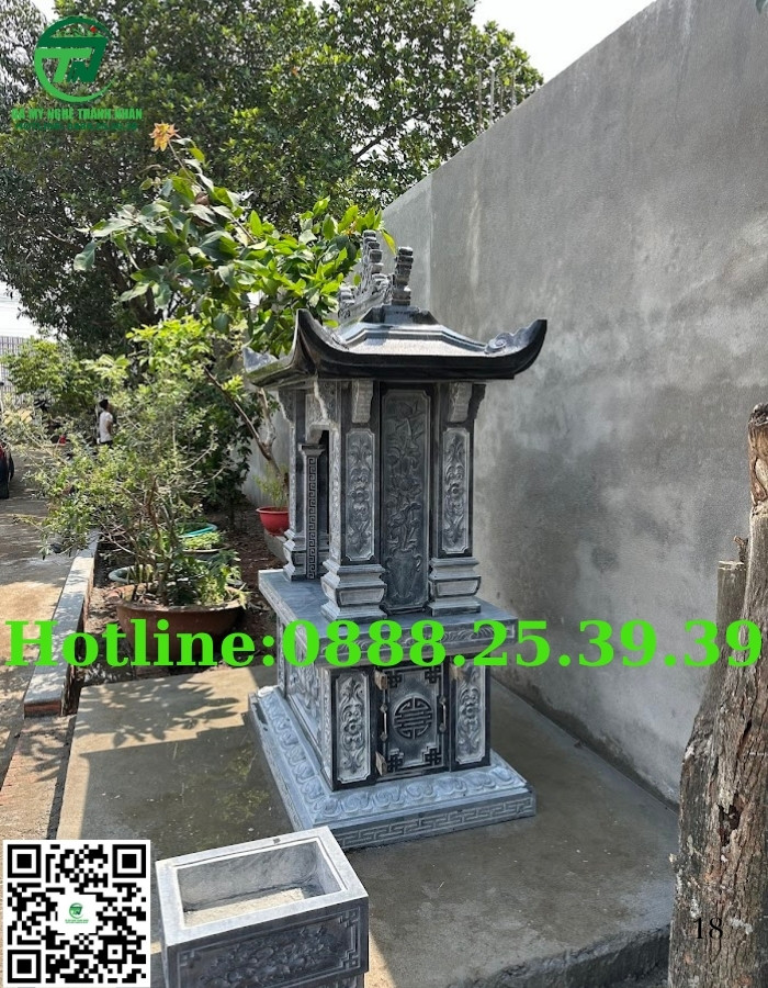 Miếu Thờ Thần Linh Bằng Đá