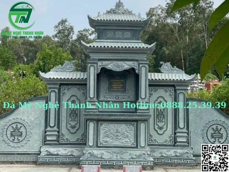 Lăng Mộ Đá Xanh Rêu Cơ Sở Đá Mỹ Nghệ Thành Nhân Thi Công Lắp Đặt Tại Lâm Đồng