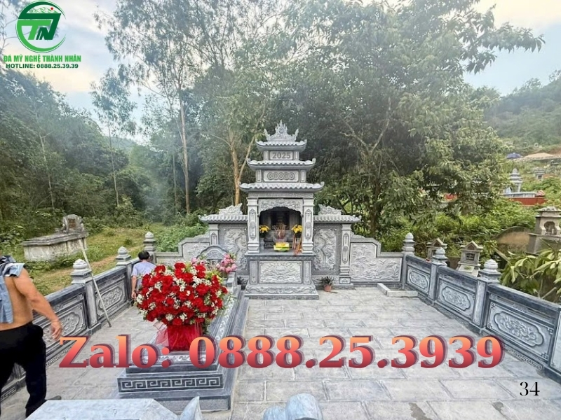 Lăng Mộ Đá Đẹp Quảng Ngãi, Thi Công Trọn Gói Lăng Thờ Đá✔️ Mẫu Lăng Mộ Đá Quảng Ngãi