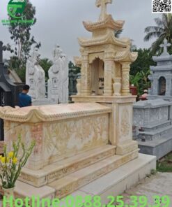 Mộ Công Giáo Đá Khối Đẹp Bán Vũng Tàu | Giá Tốt Tại Xưởng✔️ mo cong giao 21