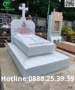 Mộ Công Giáo Đá Khối Đẹp Bán Long An | Giá Tốt Tại Xưởng✔️ mo cong giao 8