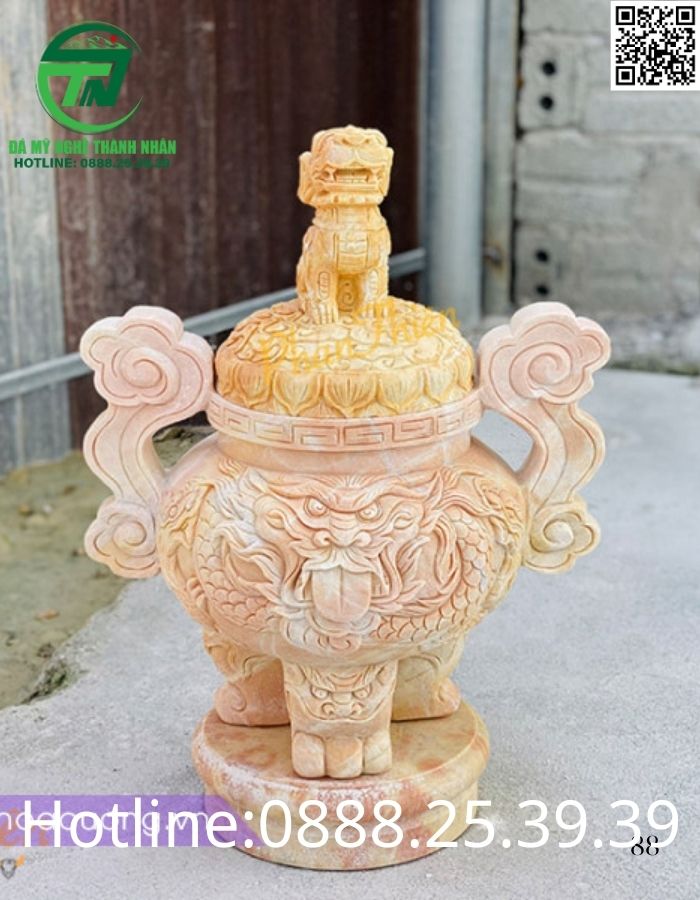 Mẫu Lư Hương Đá Đẹp Bán Khánh Hòa