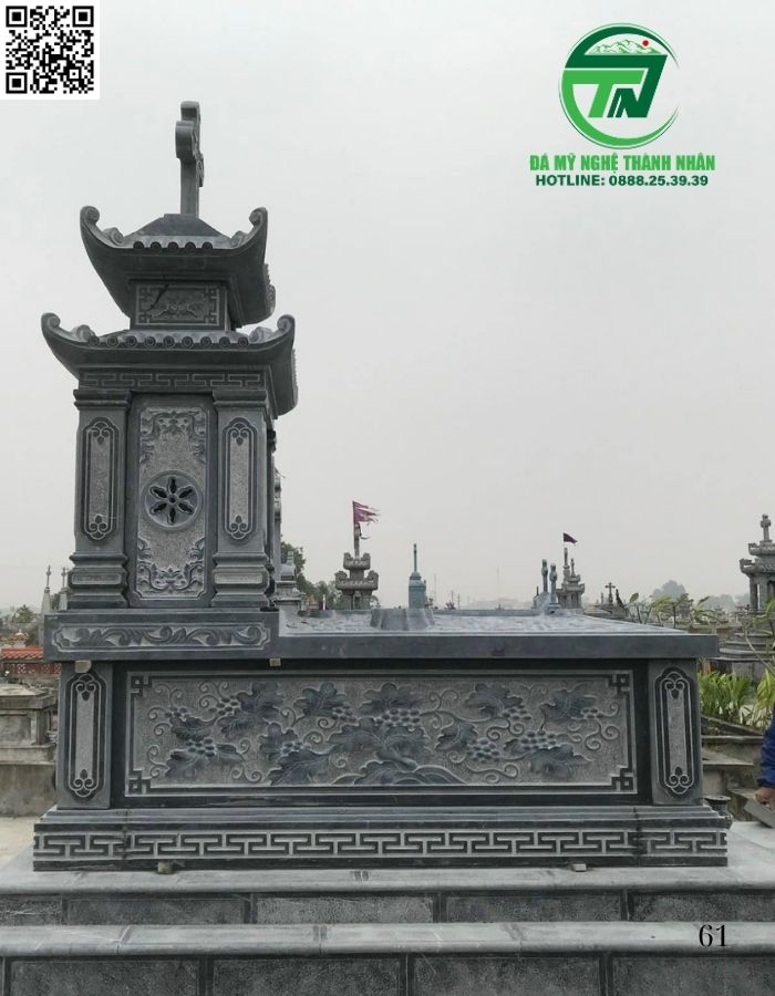 Mộ Công Giáo Đá Khối Đẹp Bán Bạc Liêu | Giá Tại Xưởng✔️ Mẫu Mộ Công Giáo Đẹp Bán Bạc Liêu
