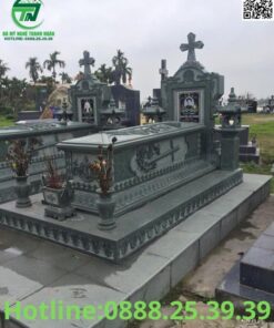 Mộ Công Giáo Đá Khối Đẹp Bán Kiên Giang | Giá Tại Xưởng✔️ mo cong giao 19